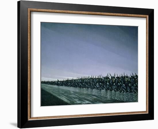 Column on the March-Christopher Richard Wynne Nevinson-Framed Giclee Print