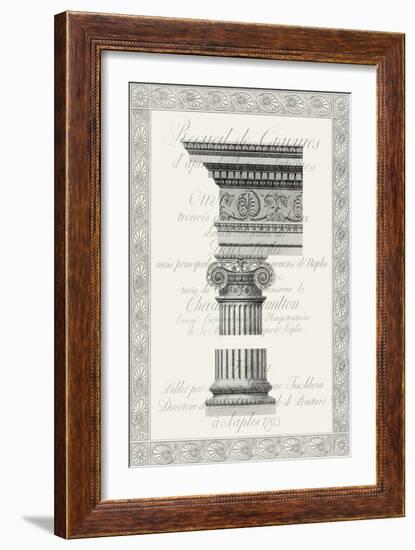 Column Overlay II-Vision Studio-Framed Art Print