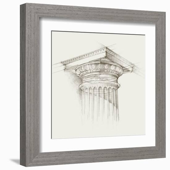 Column Schematic I-Ethan Harper-Framed Art Print