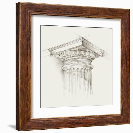 Column Schematic I-Ethan Harper-Framed Art Print