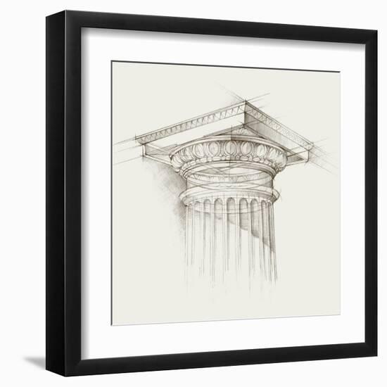 Column Schematic I-Ethan Harper-Framed Art Print