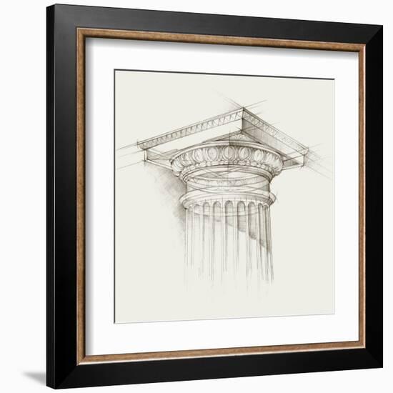 Column Schematic I-Ethan Harper-Framed Art Print