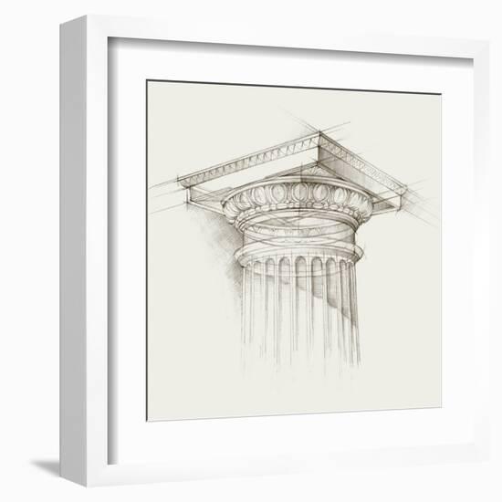 Column Schematic I-Ethan Harper-Framed Art Print