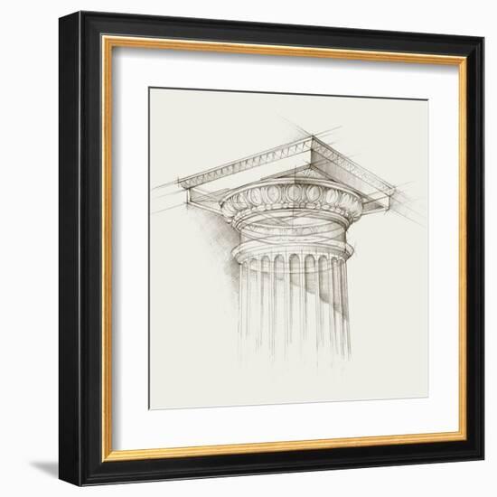 Column Schematic I-Ethan Harper-Framed Art Print