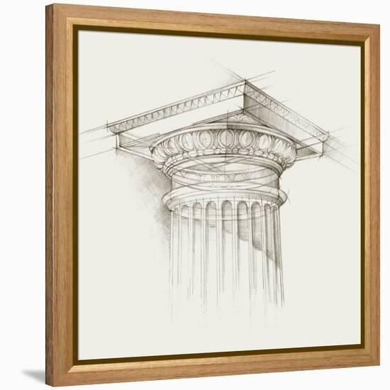 Column Schematic I-Ethan Harper-Framed Stretched Canvas