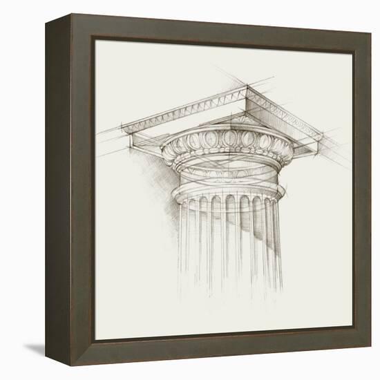 Column Schematic I-Ethan Harper-Framed Stretched Canvas