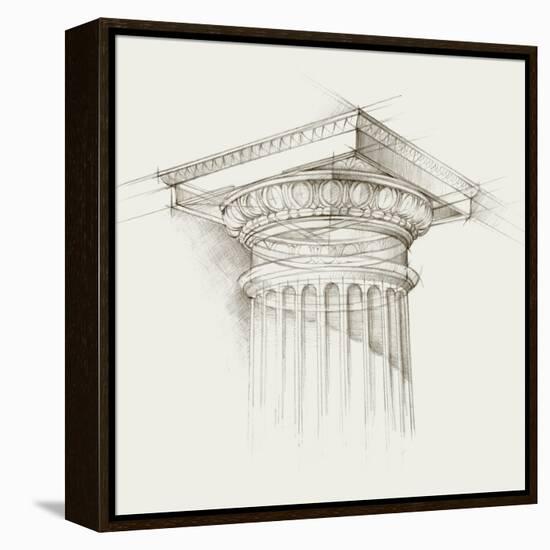 Column Schematic I-Ethan Harper-Framed Stretched Canvas