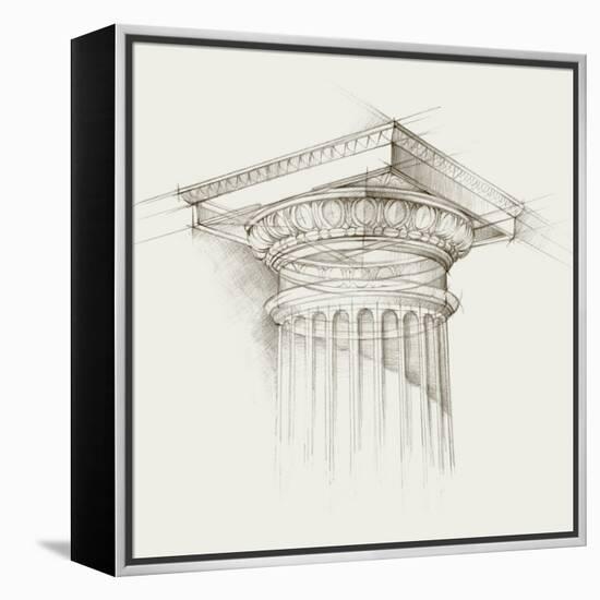 Column Schematic I-Ethan Harper-Framed Stretched Canvas