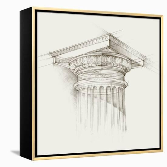 Column Schematic I-Ethan Harper-Framed Stretched Canvas