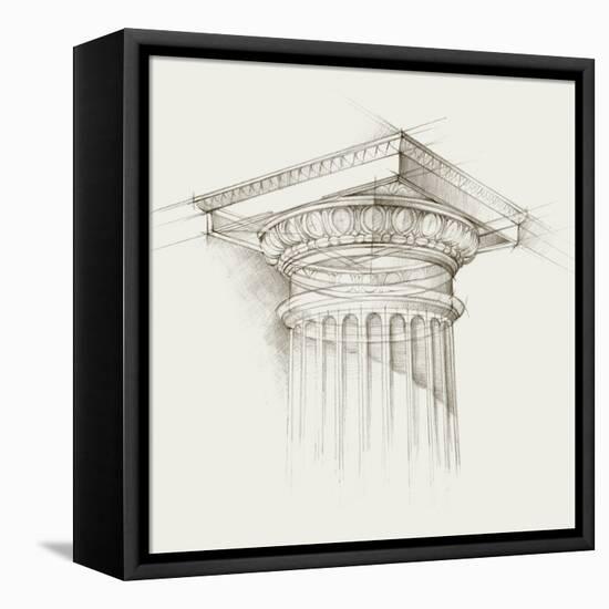 Column Schematic I-Ethan Harper-Framed Stretched Canvas