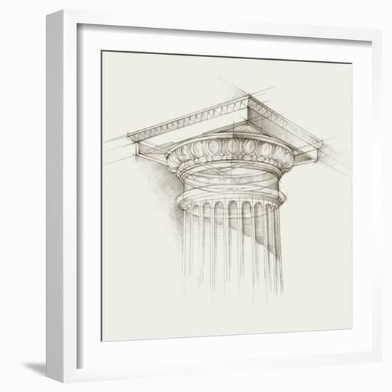 Column Schematic I-Ethan Harper-Framed Premium Giclee Print