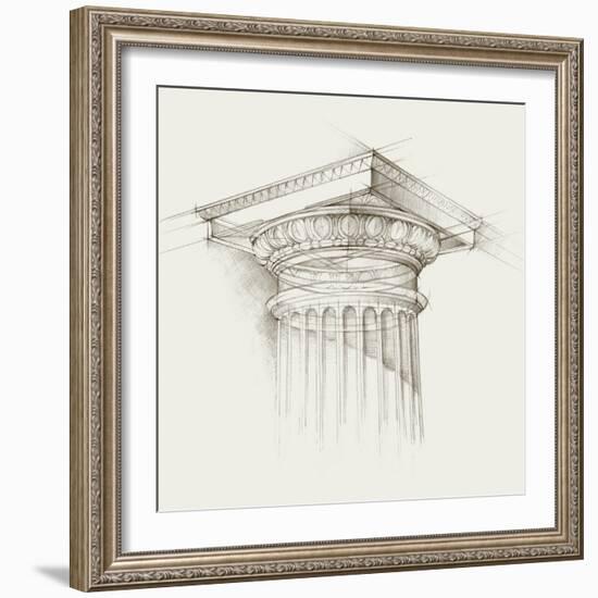 Column Schematic I-Ethan Harper-Framed Art Print