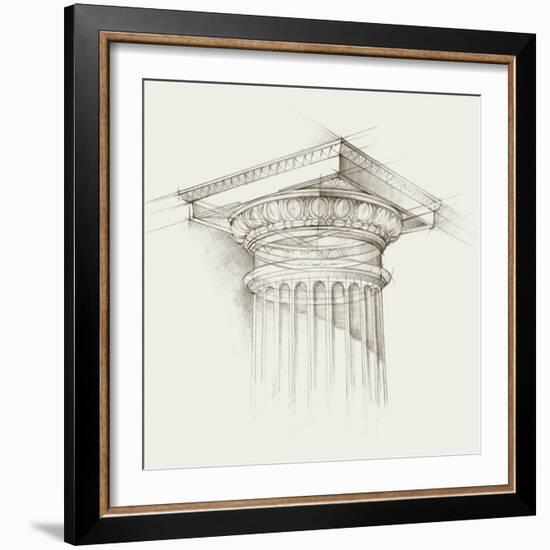 Column Schematic I-Ethan Harper-Framed Art Print
