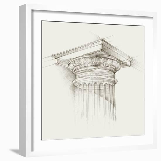 Column Schematic I-Ethan Harper-Framed Art Print