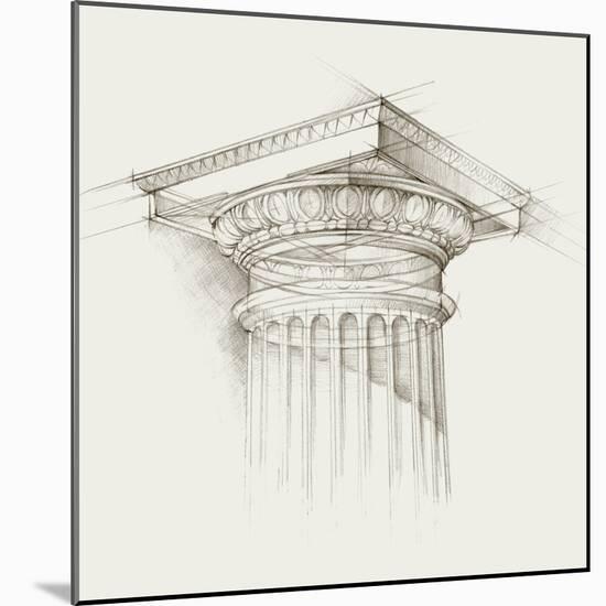 Column Schematic I-Ethan Harper-Mounted Art Print