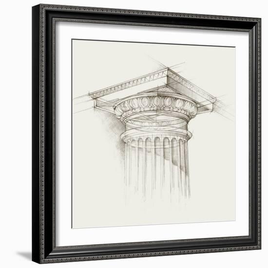 Column Schematic I-Ethan Harper-Framed Art Print