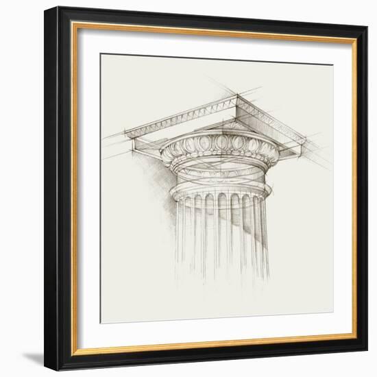 Column Schematic I-Ethan Harper-Framed Art Print