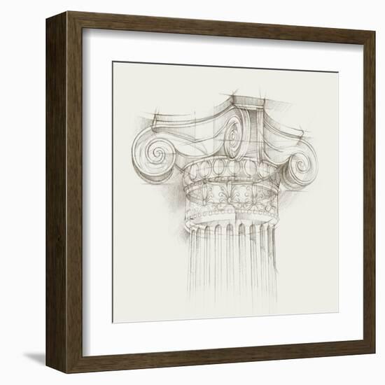 Column Schematic II-Ethan Harper-Framed Art Print