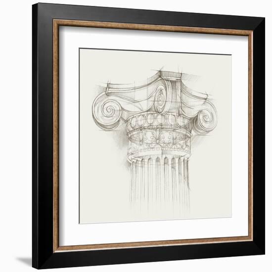 Column Schematic II-Ethan Harper-Framed Art Print