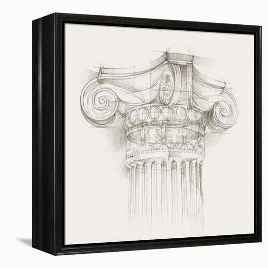 Column Schematic II-Ethan Harper-Framed Stretched Canvas