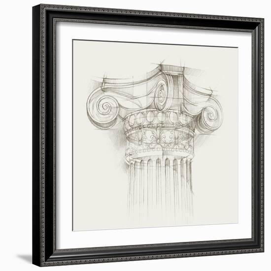 Column Schematic II-Ethan Harper-Framed Art Print