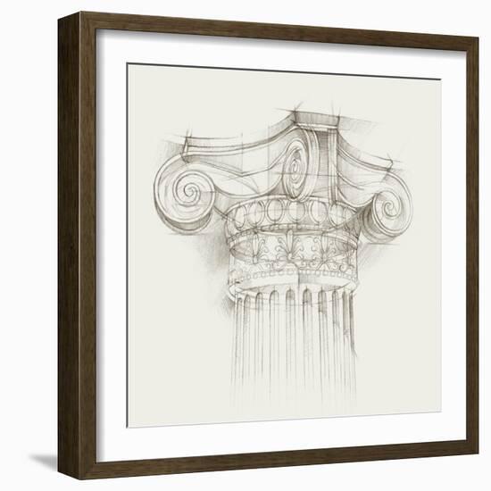 Column Schematic II-Ethan Harper-Framed Premium Giclee Print