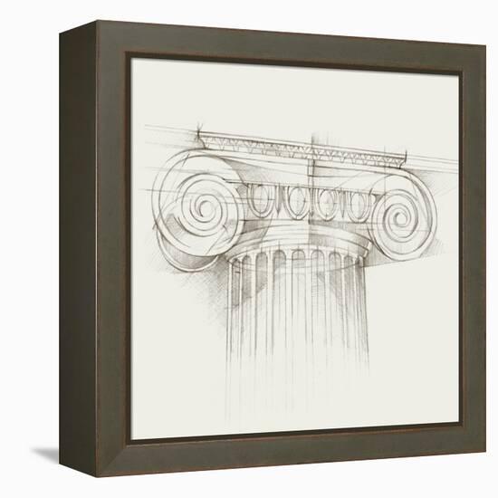 Column Schematic III-Ethan Harper-Framed Stretched Canvas