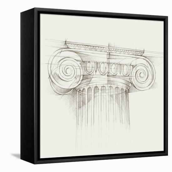 Column Schematic III-Ethan Harper-Framed Stretched Canvas