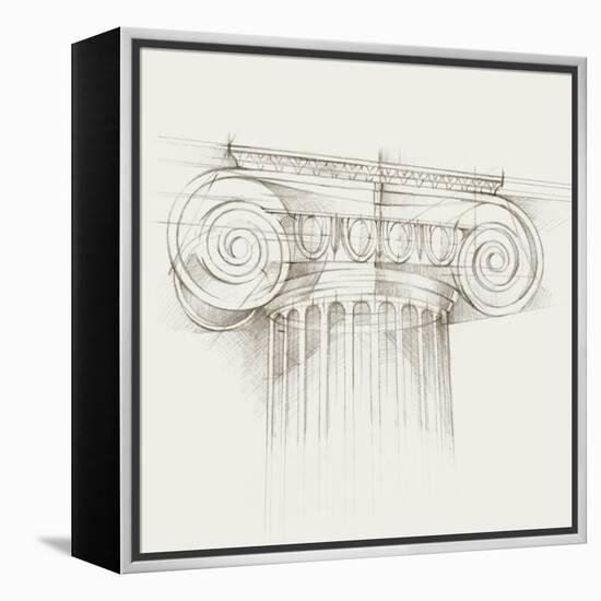 Column Schematic III-Ethan Harper-Framed Stretched Canvas