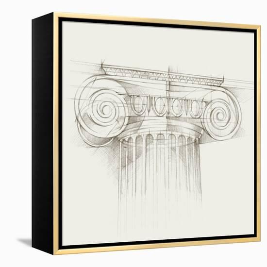 Column Schematic III-Ethan Harper-Framed Stretched Canvas