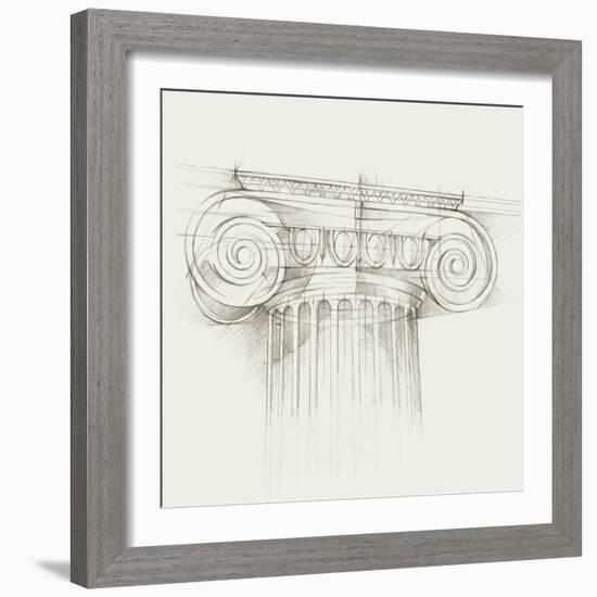 Column Schematic III-Ethan Harper-Framed Art Print