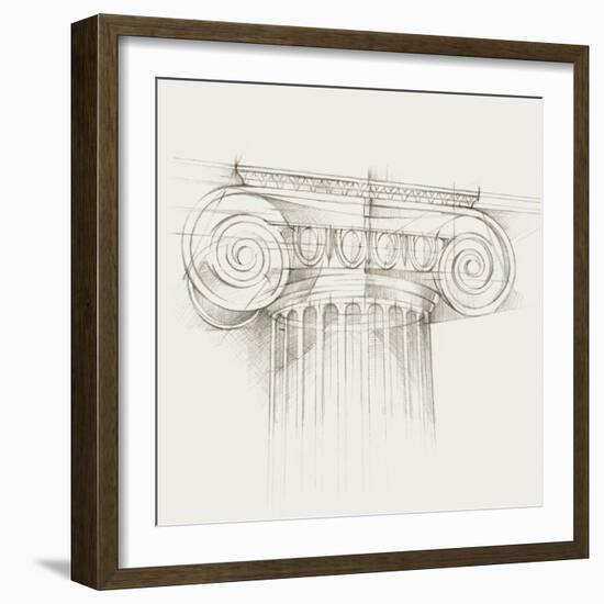 Column Schematic III-Ethan Harper-Framed Art Print