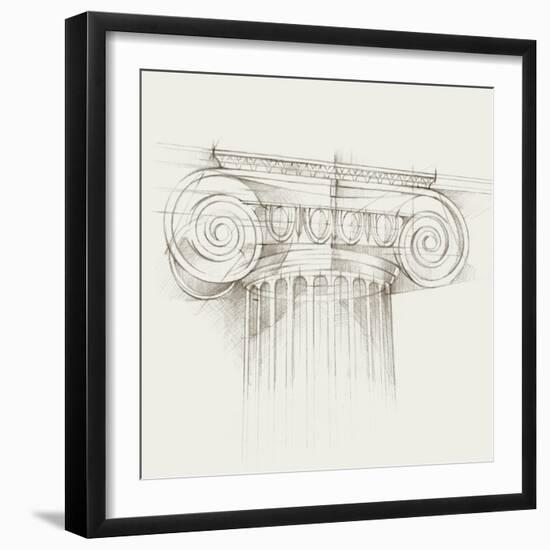 Column Schematic III-Ethan Harper-Framed Art Print