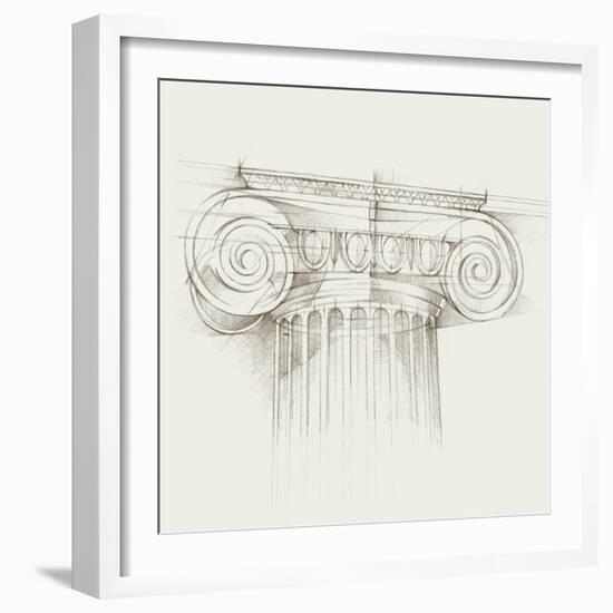 Column Schematic III-Ethan Harper-Framed Art Print