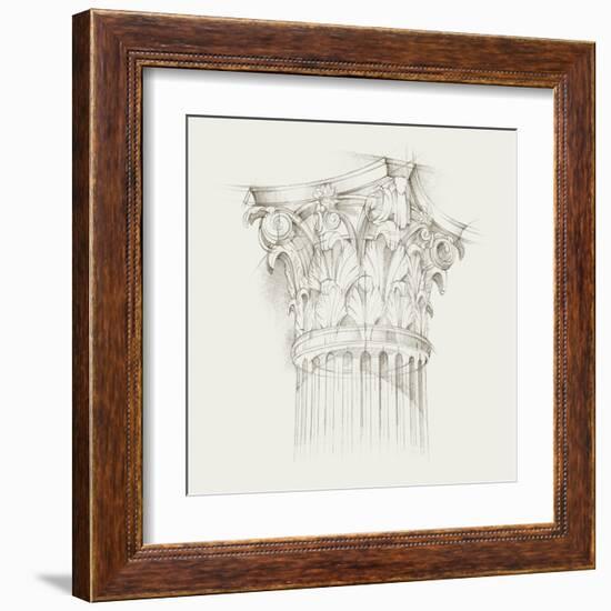 Column Schematic IV-Ethan Harper-Framed Art Print