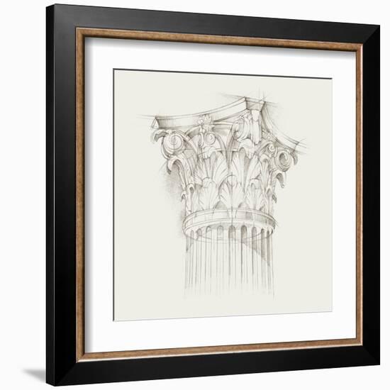 Column Schematic IV-Ethan Harper-Framed Art Print