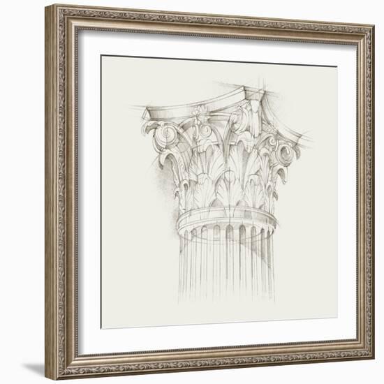 Column Schematic IV-Ethan Harper-Framed Art Print