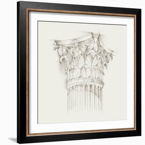 Column Schematic IV-Ethan Harper-Framed Art Print