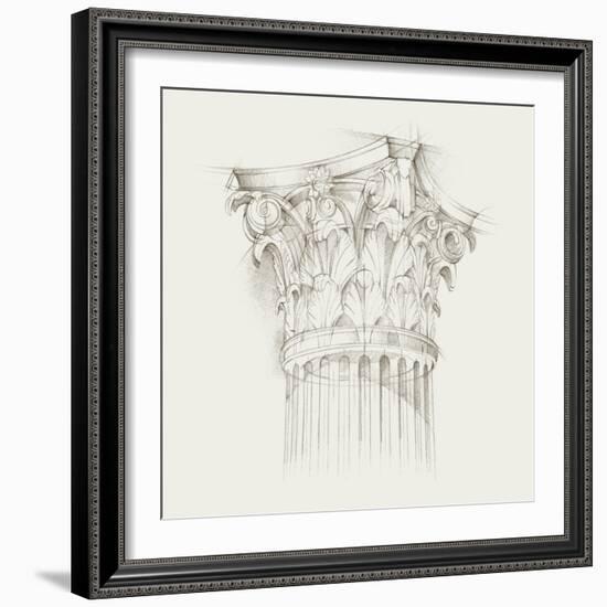 Column Schematic IV-Ethan Harper-Framed Art Print
