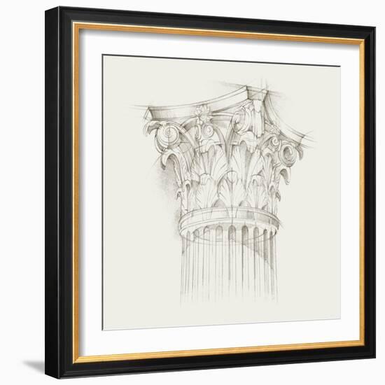 Column Schematic IV-Ethan Harper-Framed Art Print