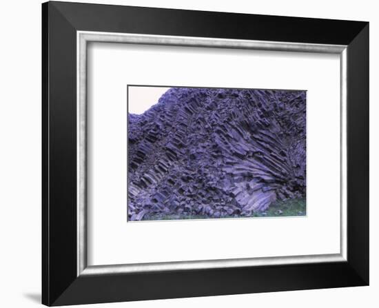 Columnar Basalt at Hljodaklettar (echo cliffs), Northern Iceland, 20th century-CM Dixon-Framed Photographic Print