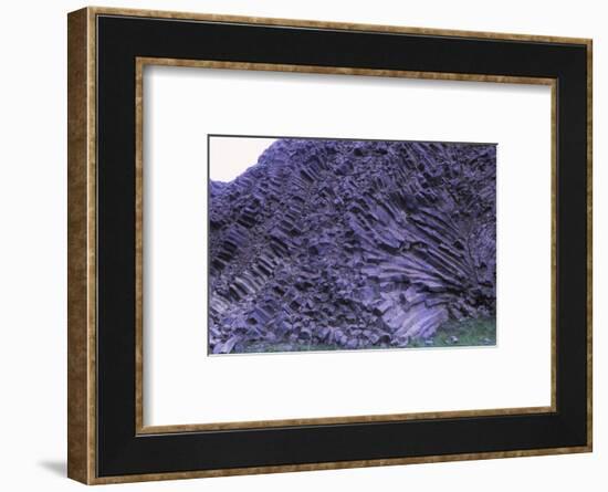 Columnar Basalt at Hljodaklettar (echo cliffs), Northern Iceland, 20th century-CM Dixon-Framed Photographic Print