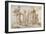 Columniated Ruins of the Temple of Minerva-Sebastian Vrancx-Framed Giclee Print