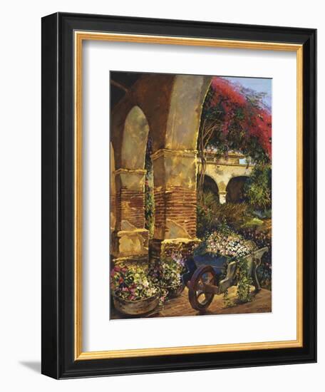 Columns Adorned-Clif Hadfield-Framed Art Print