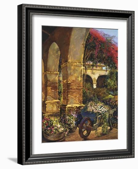 Columns Adorned-Clif Hadfield-Framed Art Print