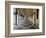 Columns and Archways Along Patterned Passageway at the Doge's Palace, Venice, Italy-Dennis Flaherty-Framed Photographic Print