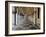 Columns and Archways Along Patterned Passageway at the Doge's Palace, Venice, Italy-Dennis Flaherty-Framed Photographic Print