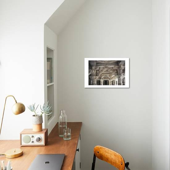 Columns And White Marble Interior Decoration Jain Temple Giclee Print By Art Com