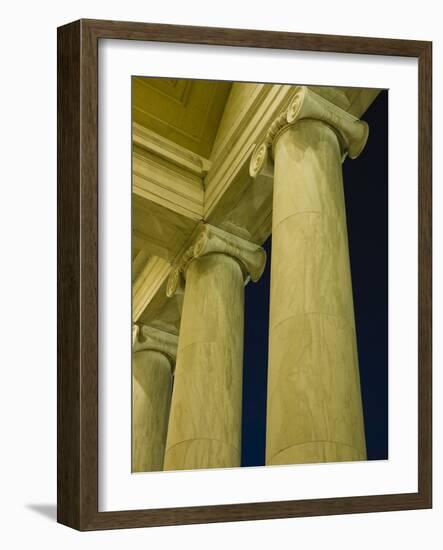 Columns at Jefferson Memorial-Rudy Sulgan-Framed Photographic Print