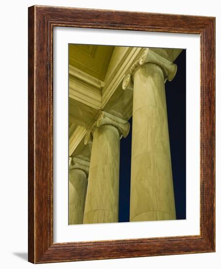 Columns at Jefferson Memorial-Rudy Sulgan-Framed Photographic Print